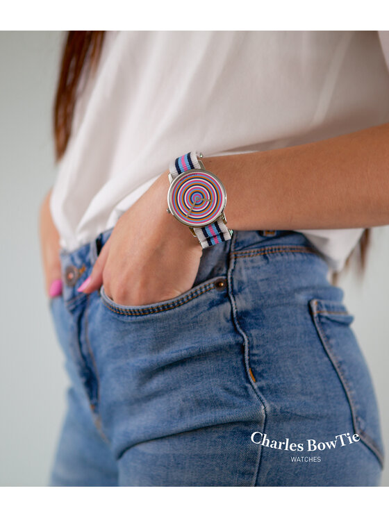 Charles BowTie Charles BowTie Orologio NELSA.N.B Bianco