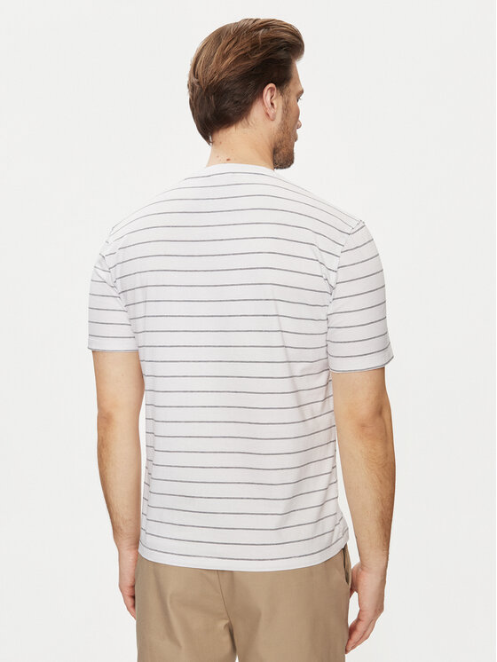 Sisley Sisley T-shirt 3QPBS103C Bijela Regular Fit