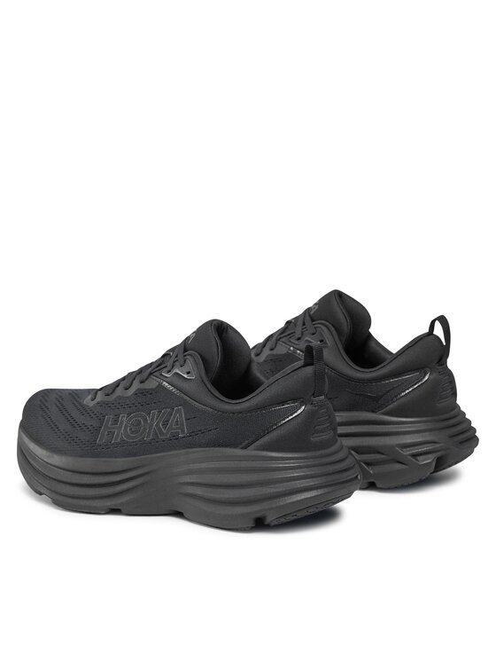 Hoka Hoka Buty do biegania Bondi 8 Wide 1127953 Czarny