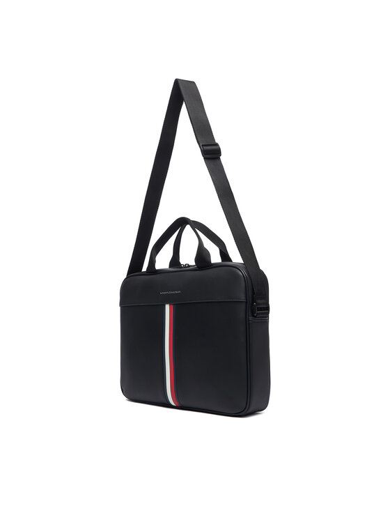Tommy Hilfiger Tommy Hilfiger Nešiojamo kompiuterio krepšys Th Metro Computer Bag AM0AM14517 Juoda