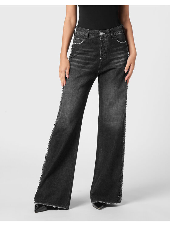 PHILIPP PLEIN PHILIPP PLEIN Jeans 21125 Grigio Skater Fit