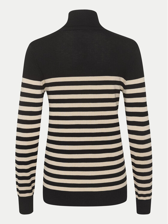 Kaffe Kaffe Rollkragenpullover 10509063 Schwarz Regular Fit