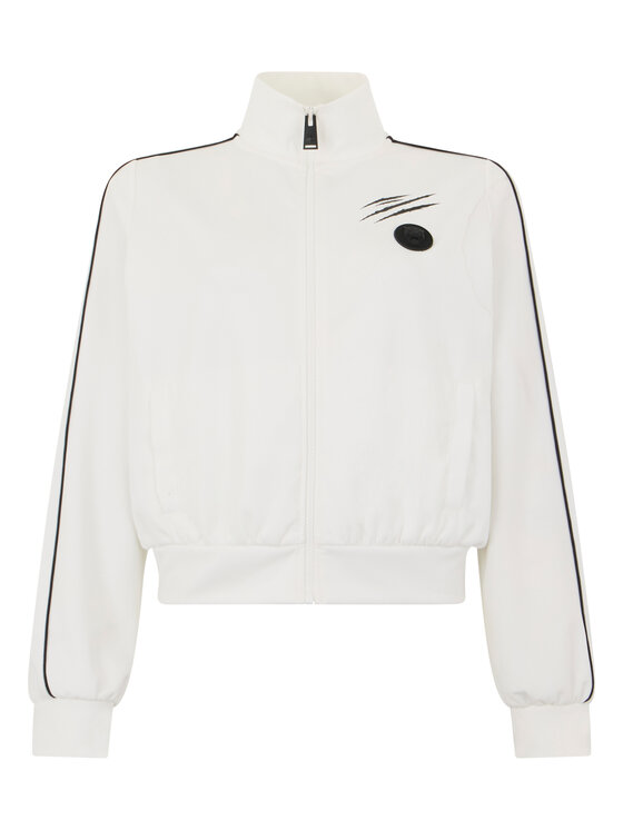 Plein Sport Plein Sport Kurtka do biegania 28958 Biały Jogger Fit