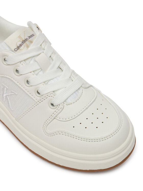Calvin Klein Jeans Calvin Klein Jeans Sneakersy Low Cut Lace-Up Sneaker V3X9-82093-1697 M Bílá