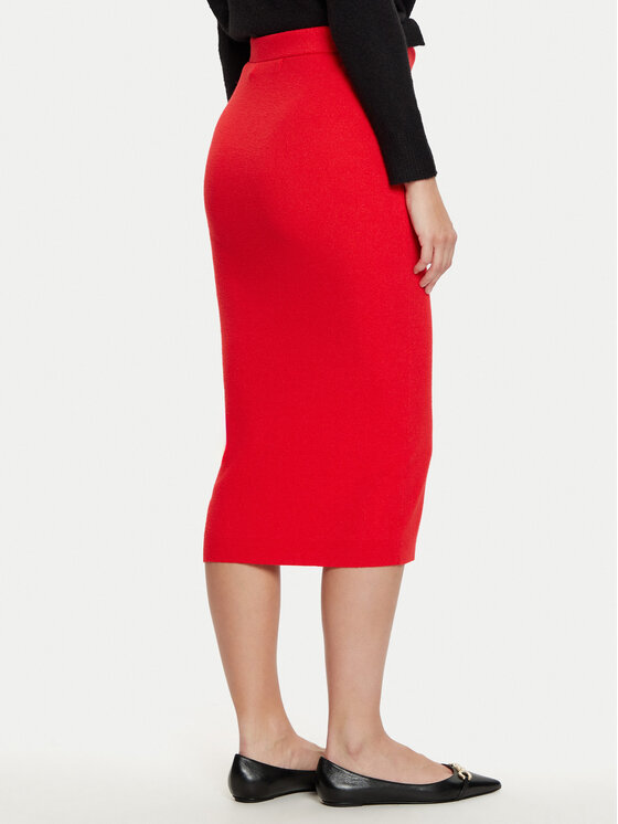 Vero Moda Vero Moda Spódnica ołówkowa Fantastic 10320638 Czerwony Slim Fit