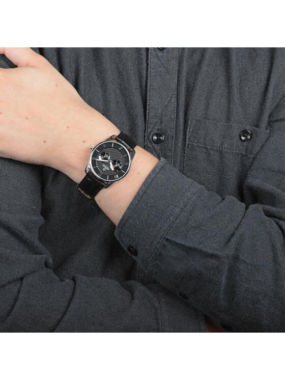 Obaku Obaku Zegarek V171GMCBRB Srebrny