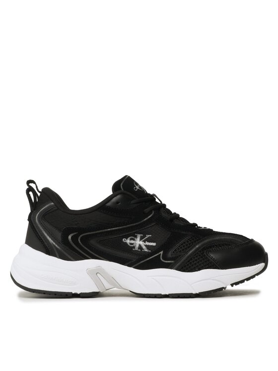 Sneakers Calvin Klein Jeans Retro Tennis Oversized Mesh YM0YM00636 Black/Overcast Grey 0GL