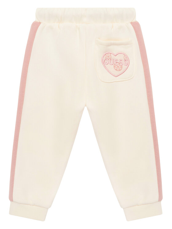 Guess Guess Jogginganzug A5BG11 KAV34 Écru Regular Fit