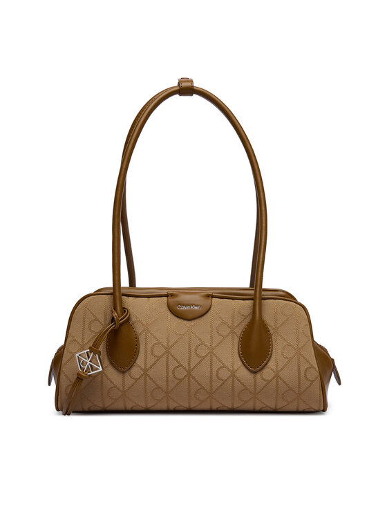 Calvin Klein Calvin Klein Táska Emblem Trio Jacquard LV04F3744G Barna
