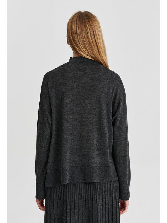 TATUUM TATUUM Sweter AMI Szary Classic Fit