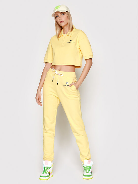 Pantaloni da tuta 72CBAT07 Giallo Regular Fit