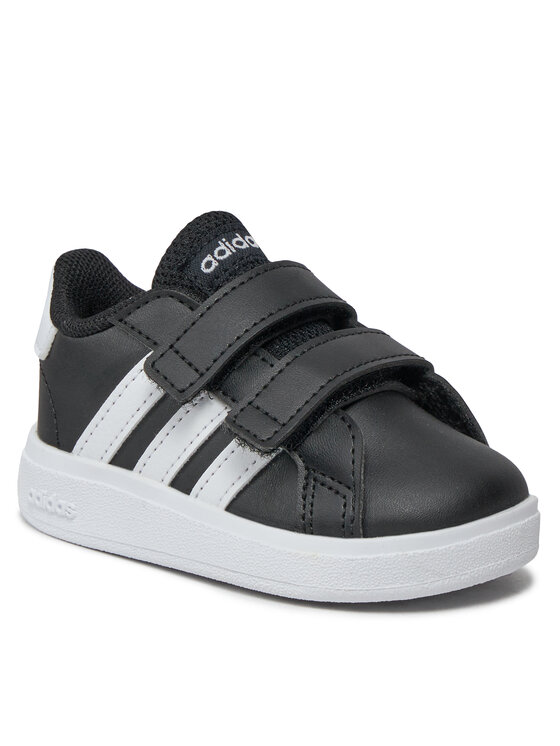 adidas adidas Снікерcи Grand Court Lifestyle Hook and Loop Shoes GW6523 Чорний