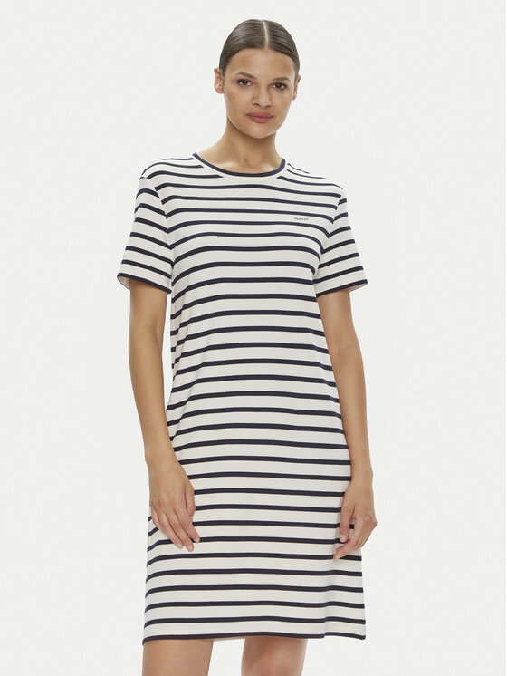 Gant Gant Kleid für den Alltag 4200831 Dunkelblau Regular Fit