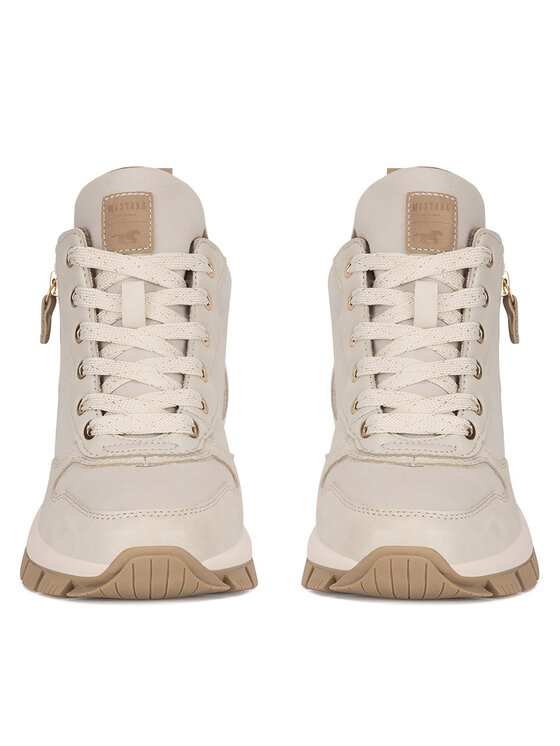 Mustang Mustang Schnürschuhe 1481-501 Weiß