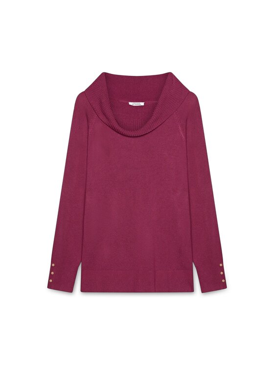 Fiorella Rubino Fiorella Rubino Cardigan M580L007952N036 Bordeaux Regular Fit