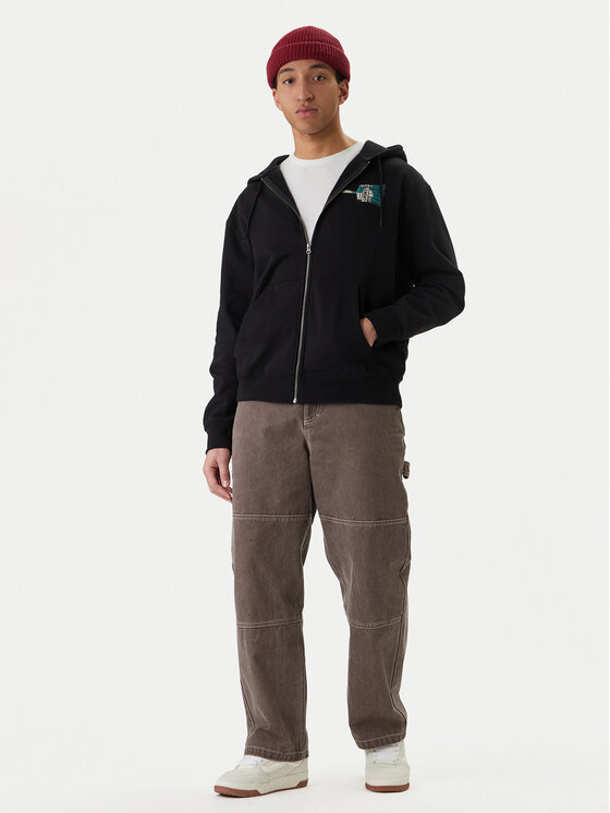 Element Element Bluza Paint Brush ELYSF00310 Czarny Relaxed Fit