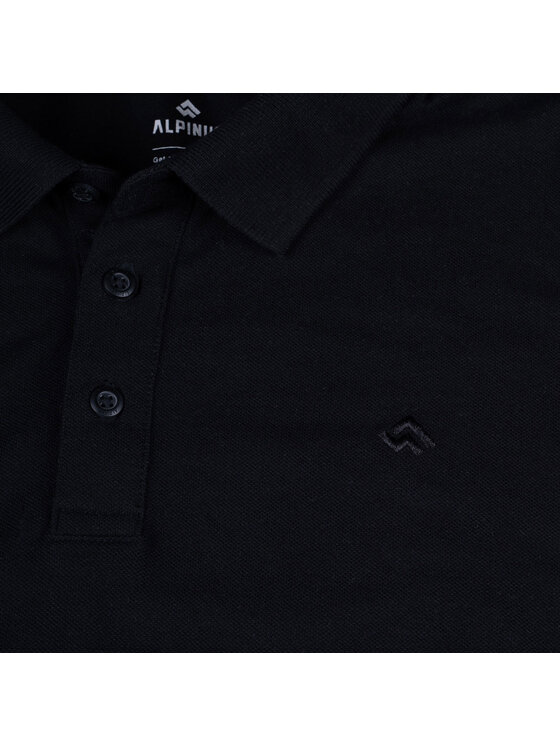 Alpinus Alpinus Polo Sherali Czarny Regular Fit