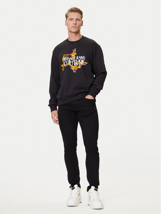 Versace Jeans Couture Versace Jeans Couture Felpa 79GAIE10 CF00E Nero Regular Fit