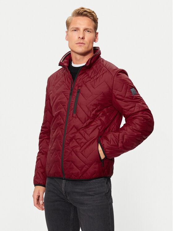 Bugatti Prechodná bunda 670300-61032 Červená Regular Fit