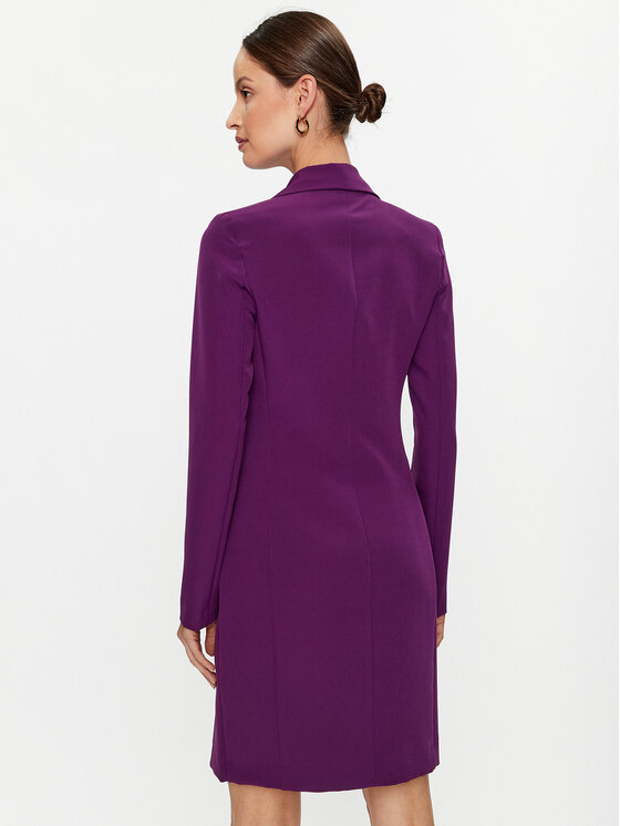 Maryley Maryley Kokteilinė suknelė 23IB300/41RA Violetinė Regular Fit