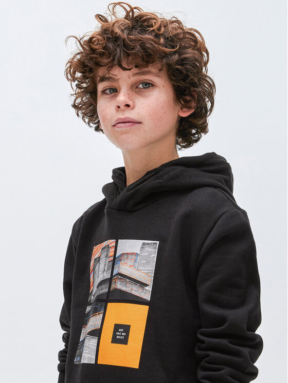 Mayoral Mayoral Felpa 7.423 Nero Regular Fit