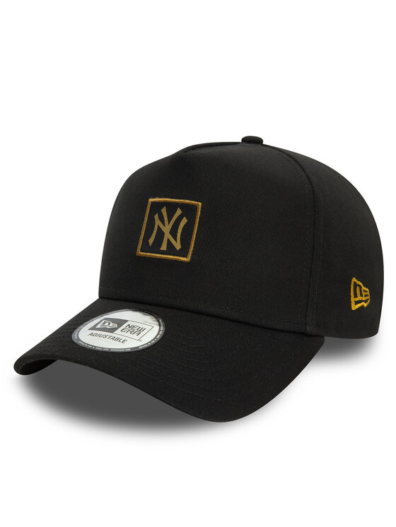 New Era Cepure ar nagu Metallic Patch New York Yankees 9FORTY E-Frame 60580701 Melns