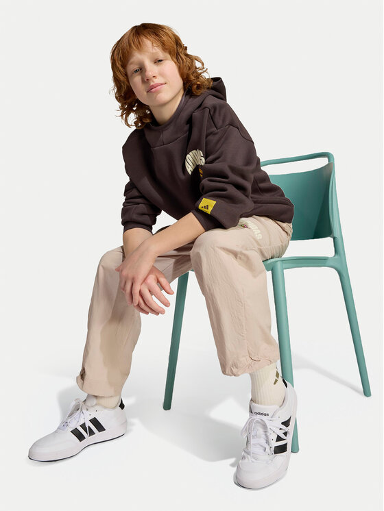 adidas adidas Majica dugih rukava The Simpsons JL9181 Smeđa Loose Fit