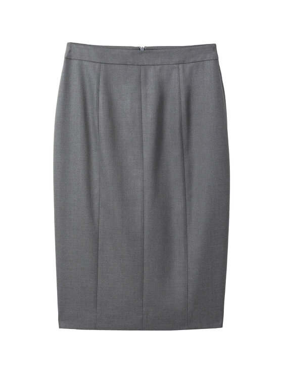 TATUUM TATUUM Spódnica midi LAXI Szary Flare Fit