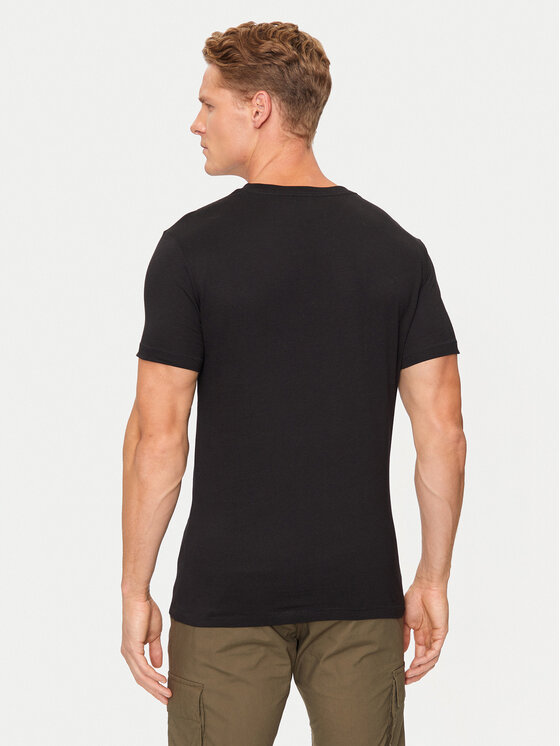 Calvin Klein Jeans Calvin Klein Jeans Тишърт Two Tone Institutional J30J325676 Черен Regular Fit