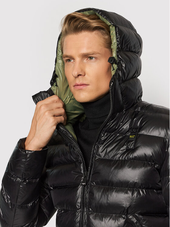 Blauer Blauer Winterjacke 21WBLUC02079 Schwarz Regular Fit