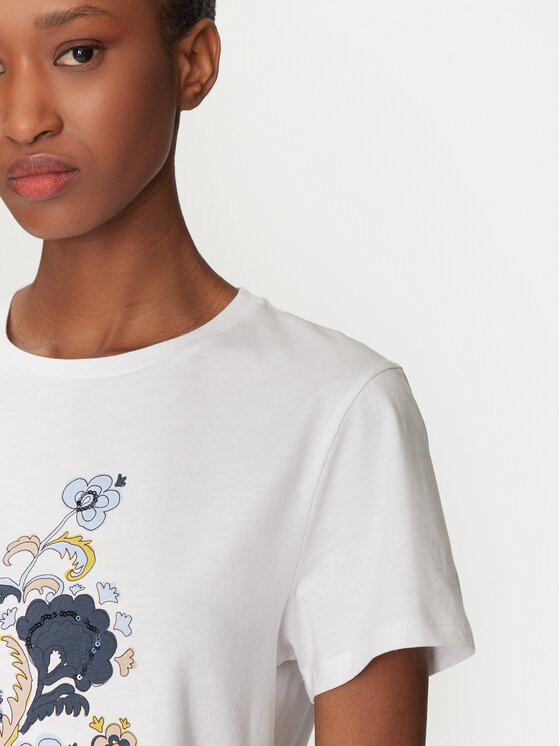 Marella Marella T-shirt Ovest 2515971071 Bijela Regular Fit