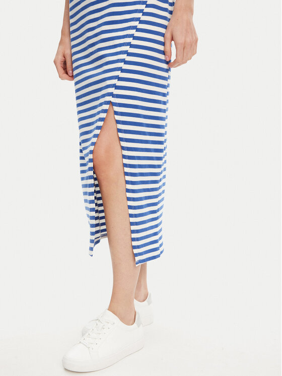 United Colors Of Benetton United Colors Of Benetton Poletna obleka 3W0C5V02F Modra Regular Fit