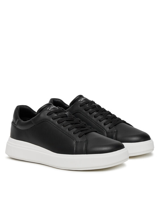 Calvin Klein Calvin Klein Sneakers Low Top Lace Up Lth HM0HM01016 Negru
