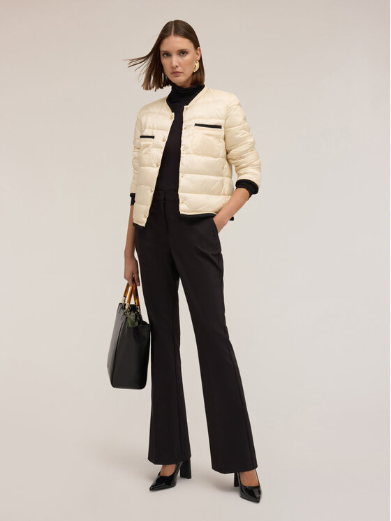 Motivi Motivi Kurtka puchowa F747Q100690N002 Écru Regular Fit