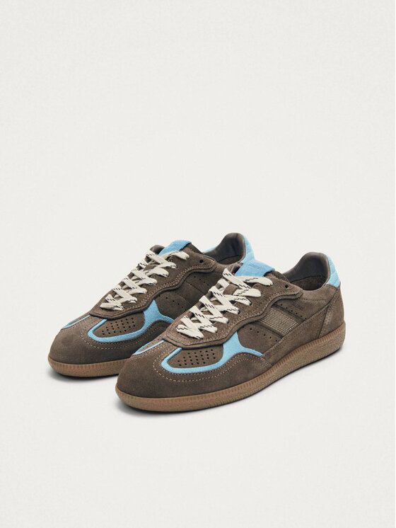 ALOHAS Sneakersy Tb.490 Rife Taupe Cornflower Blue Leather