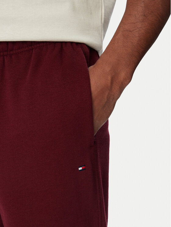Tommy Hilfiger Tommy Hilfiger Jogginghose Essential MW0MW37231 Dunkelrot Regular Fit