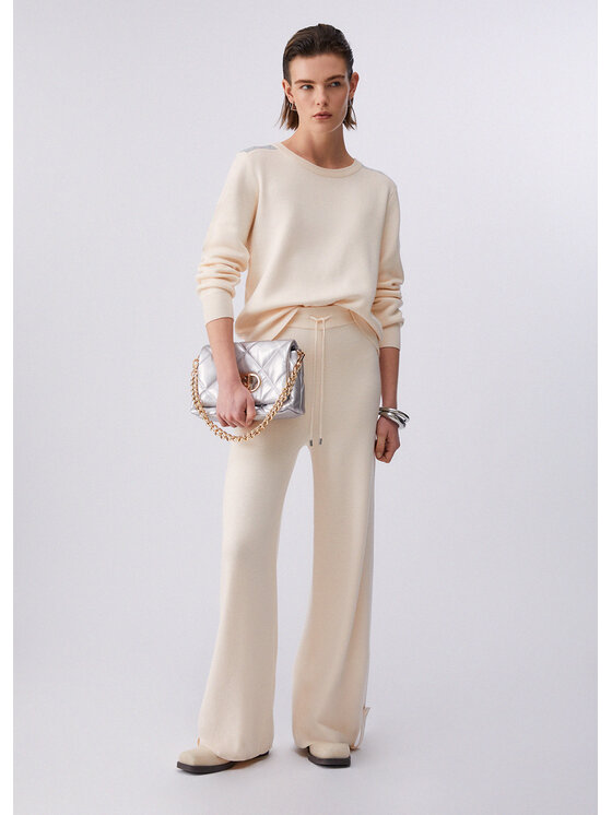 Liu Jo Liu Jo Pantaloni di tessuto TA6047MS59LX0659 Beige Regular Fit