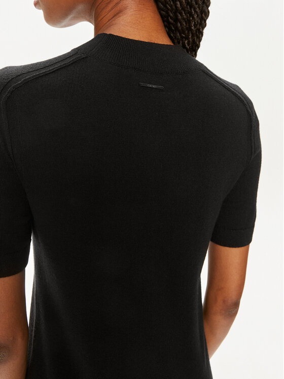 Calvin Klein Calvin Klein Džemper haljina K20K207221 Crna Slim Fit
