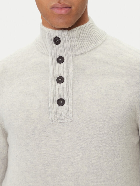 Barbour Barbour Džemper Patch Half Zip MKN0585BE14 Bež Regular Fit