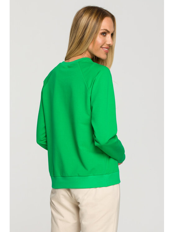 Made of Emotion Made of Emotion Felpa M693 Verde Authentic Fit