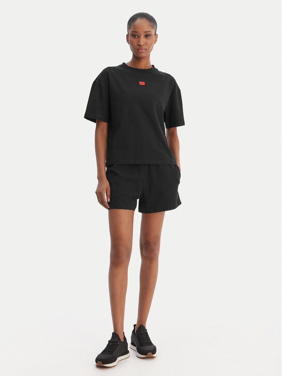 HUGO HUGO Športové kraťasy Signature 50556815 Čierna Regular Fit