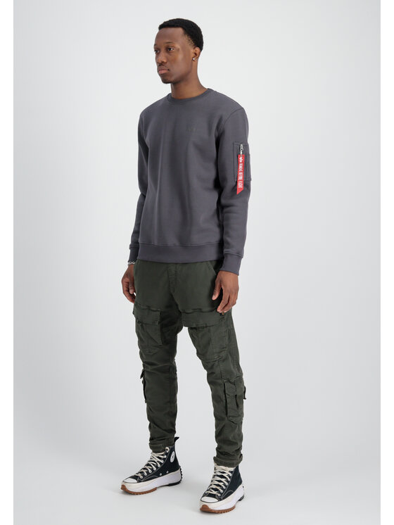 Alpha Industries Alpha Industries Bluza Air Force Sweatshirt Szary Regular Fit