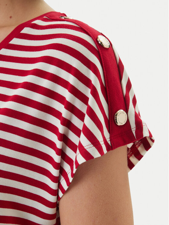 Morgan Morgan T-shirt 261-DIVA Rosso Regular Fit