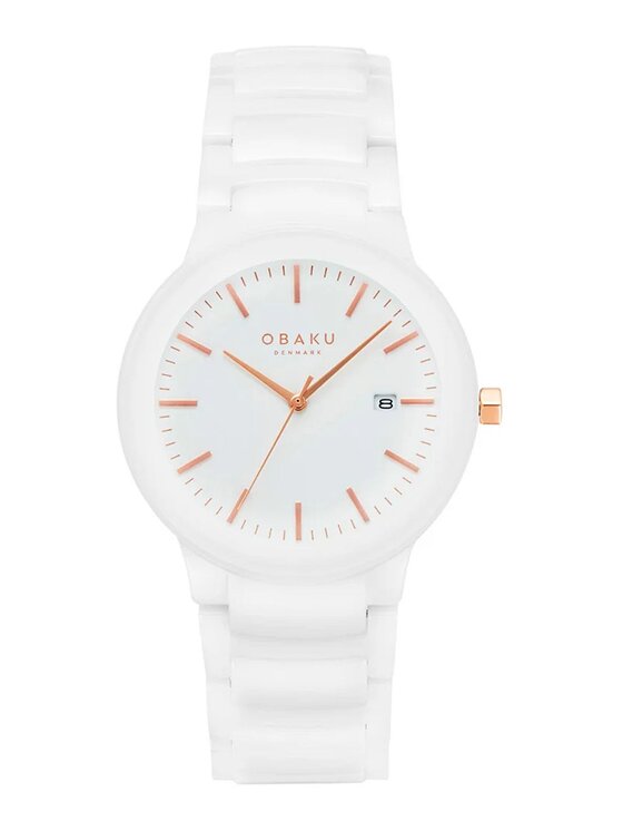 Obaku Obaku Zegarek V280LDWWCW Biały