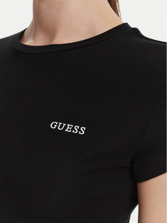 Guess Guess T-shirt V6YI24 K4787 Nero Slim Fit