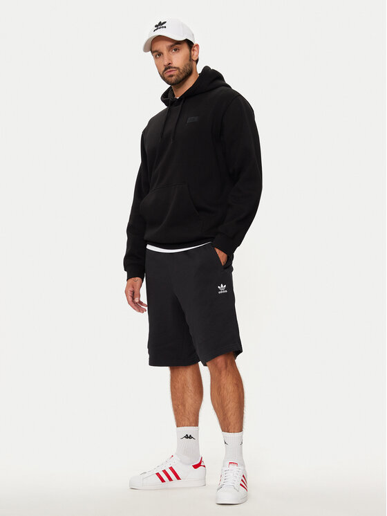adidas adidas Спортивні шорти Essentials Trefoil IY8520 Чорний Regular Fit