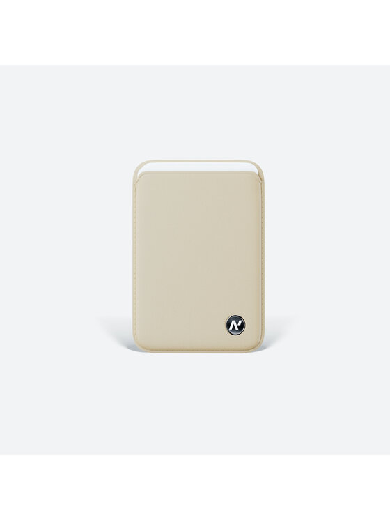 napo gloves napo gloves Etui na karty kredytowe iPhone 13, 14, 15, 16 Beżowy