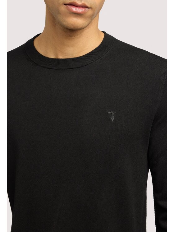Trussardi Trussardi Sweter M0168000077N033 Czarny Regular Fit