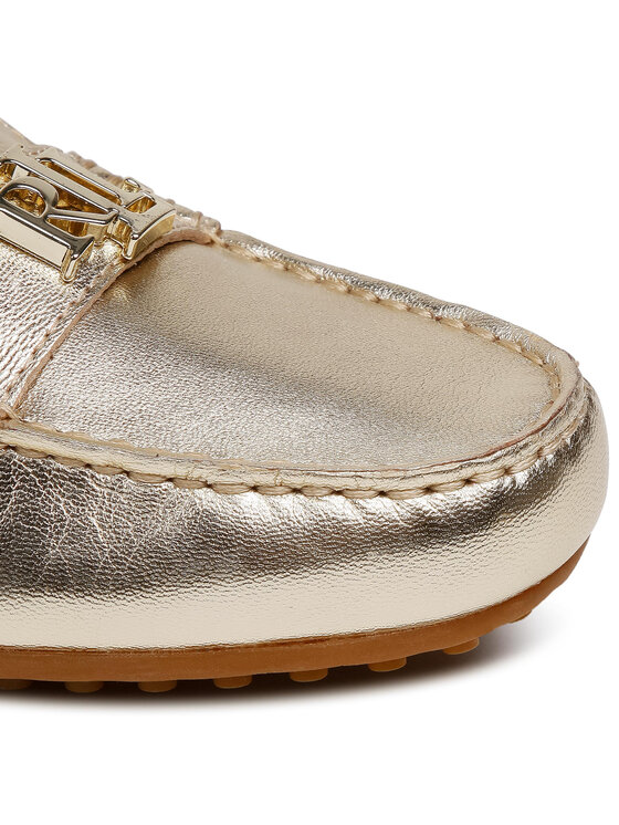 LAUREN RALPH LAUREN Lauren Ralph Lauren Mokasyny Barnsbury 802809341001 Złoty
