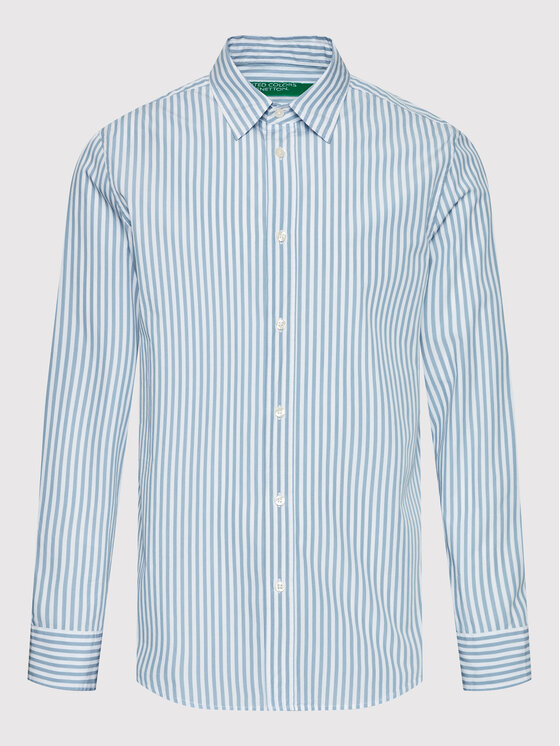 United Colors Of Benetton United Colors Of Benetton Hemd 5WHT5QKN8 Blau Slim Fit